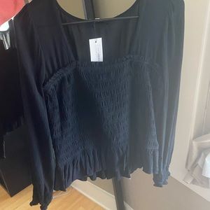 Sugarlips Black long sleeve shirt (never worn)